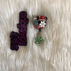 Badge Reel 3d bling Christmas theme